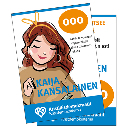 A5 Flyer 2-sivuinen - Hinta / 1000kpl, sis. Alv