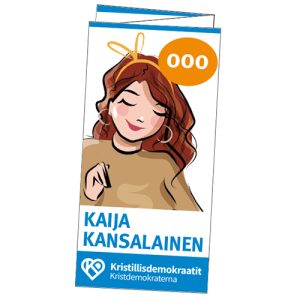 Esite 6-sivuinen haitaritaitto - Hinta 500kpl, sis. Alv