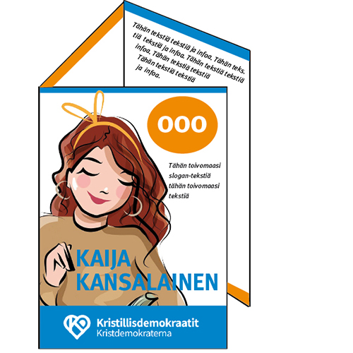 Esite 6-sivuinen käärötaitto - Hinta 500kpl, sis. Alv